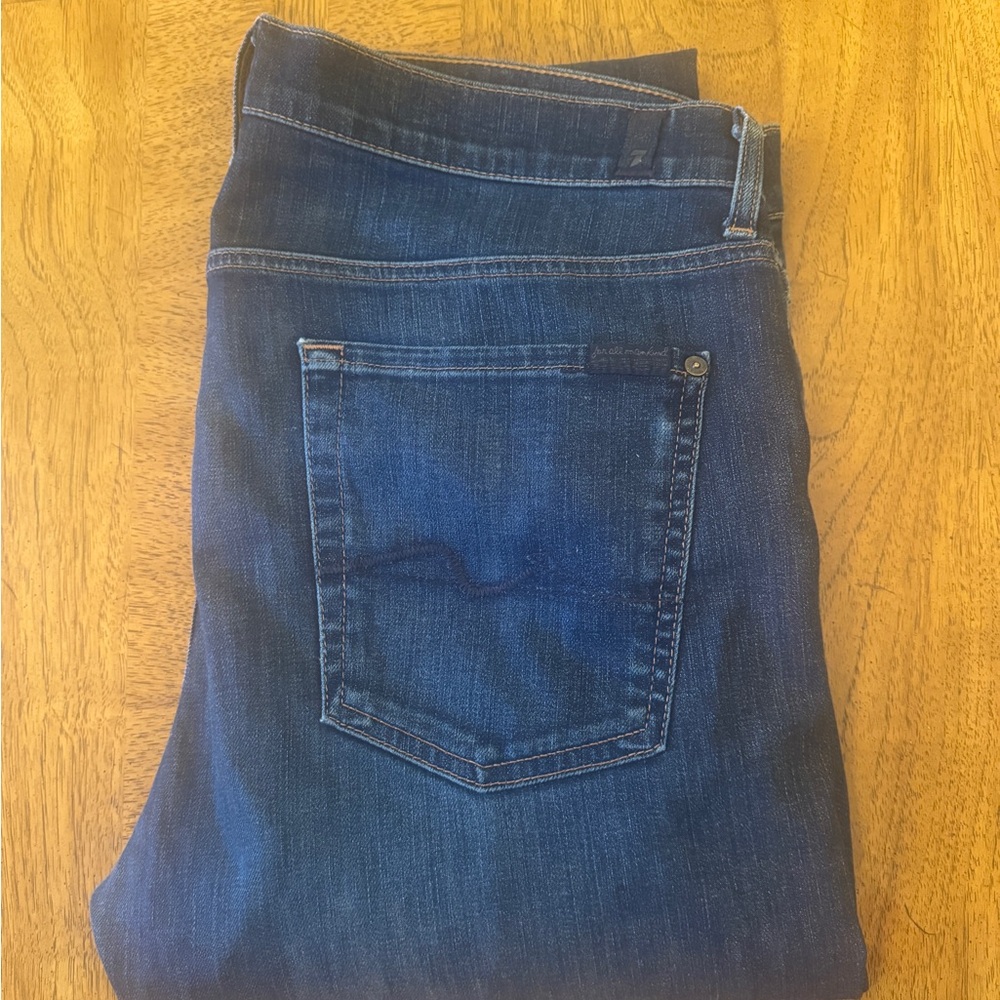 7 For All Mankind Slimmy Blue Jeans Size 36